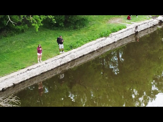 Hmong Wisconsin fishing in Fort Atkinson Rock River 2022