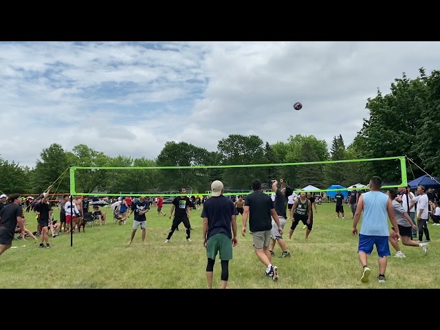 Team KLP Vs Elite Game 2 Hellraisers Eau Juicy Hmong Volleyball tournament