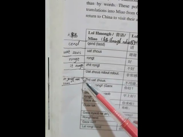 Hmong Language    Kawm Ntawv Hmoob nyob China