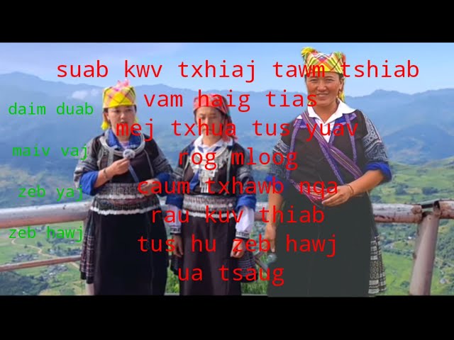 Zeb hawj kwv txhiaj tsi muaj tus rog khwv tog neej tog tsav xwg li luag 15/8/2023