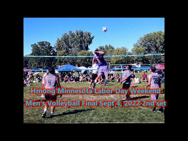 Hmong Minnesota Labor Day Men's Volleyball Final Caliber vs Ninja 2nd set