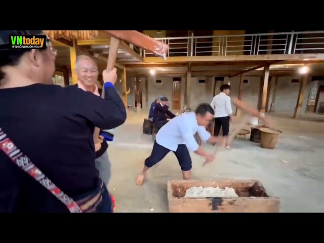 Xem bà con Hmong giã bánh dầy ở Mù Cang Chải, Yên Bái – 1224