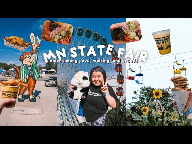 ˖⁺‧₊˚♡˚₊‧⁺˖  VLOG | MN State Fair – Union Hmong food, walking, and arcade ˖⁺‧₊˚♡˚₊‧⁺˖