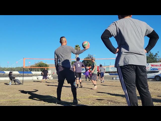 Volleyball At Stockton Hmong New Year 2022 Team Critical Vs Tony their Team