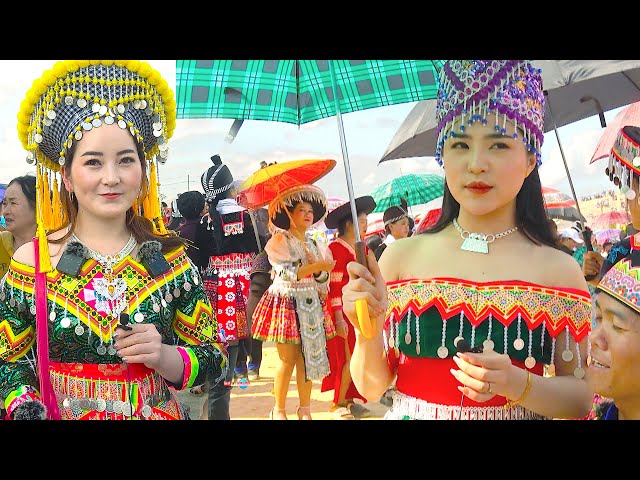 NCIG THE BIGGEST HMONG XIANGKHOUANG & BEAUTIFUL GIRLS NEW YEAR 2023