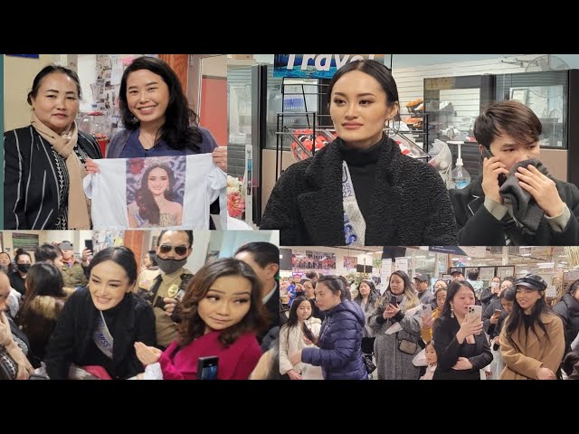 Tuaj saib Payengxa Lor tom zos hmoob nawb. Meeting Miss Laos Universe at Hmong Village.12/30/22