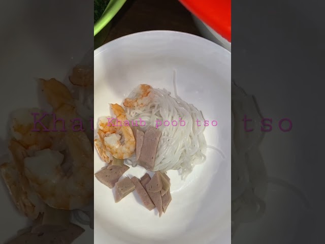 khaub poob tso #hmong #food #foodie #foodblogger #fyp #khaubpoobtso