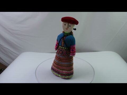 Handmade Vietnam Tribes Hmong Doll gift decorating