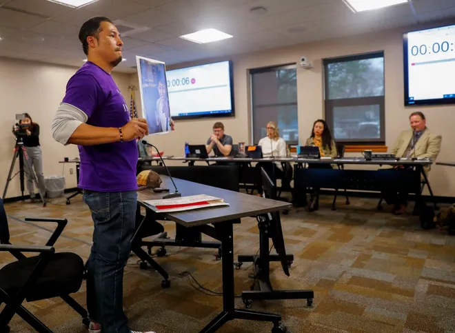 Outrage overflows at board meeting over Wausau East band teacher who used racial slurs