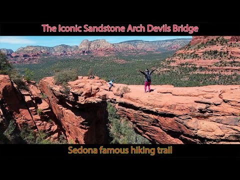 Hiking Devils Bridge Sedona AZ,_Epic beautiful desert scenary (Moog taug tug choj dlaab)