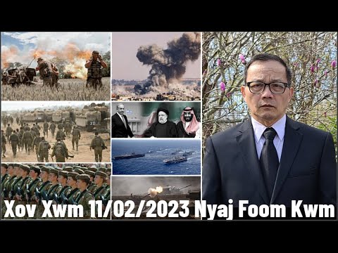 Xov Xwm 11/2/2023: Rog Russia/Ukraine Hnub 617 & Rog Israel/Hamas – Russia Tshaj Sau Poj Niam Ua Rog