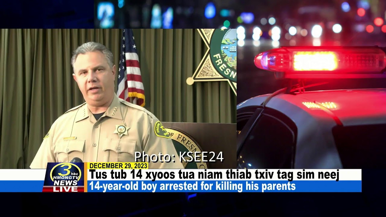 3HMONGTV Newsbrief Live | 12/29/2023. Tus tub Hmoob 14 xyoos tua nws niam nws txiv tag sim neej.