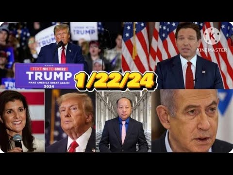 1/22/24 – Trump Ze Zujzug Yuav Yeej Rua Republican / Hamas & Israel War hab Lwm Yaam