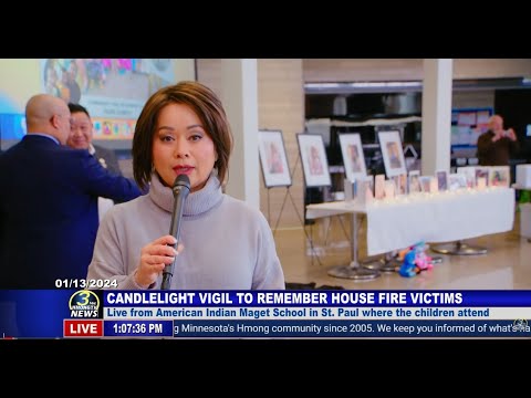 3HMONGTV NEWSLIVE | Raw video: Candlelight vigil to remember the four children who died from fire.