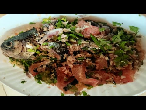How I cook my TROUT-Kuv ua Ntseg Tsauj noj