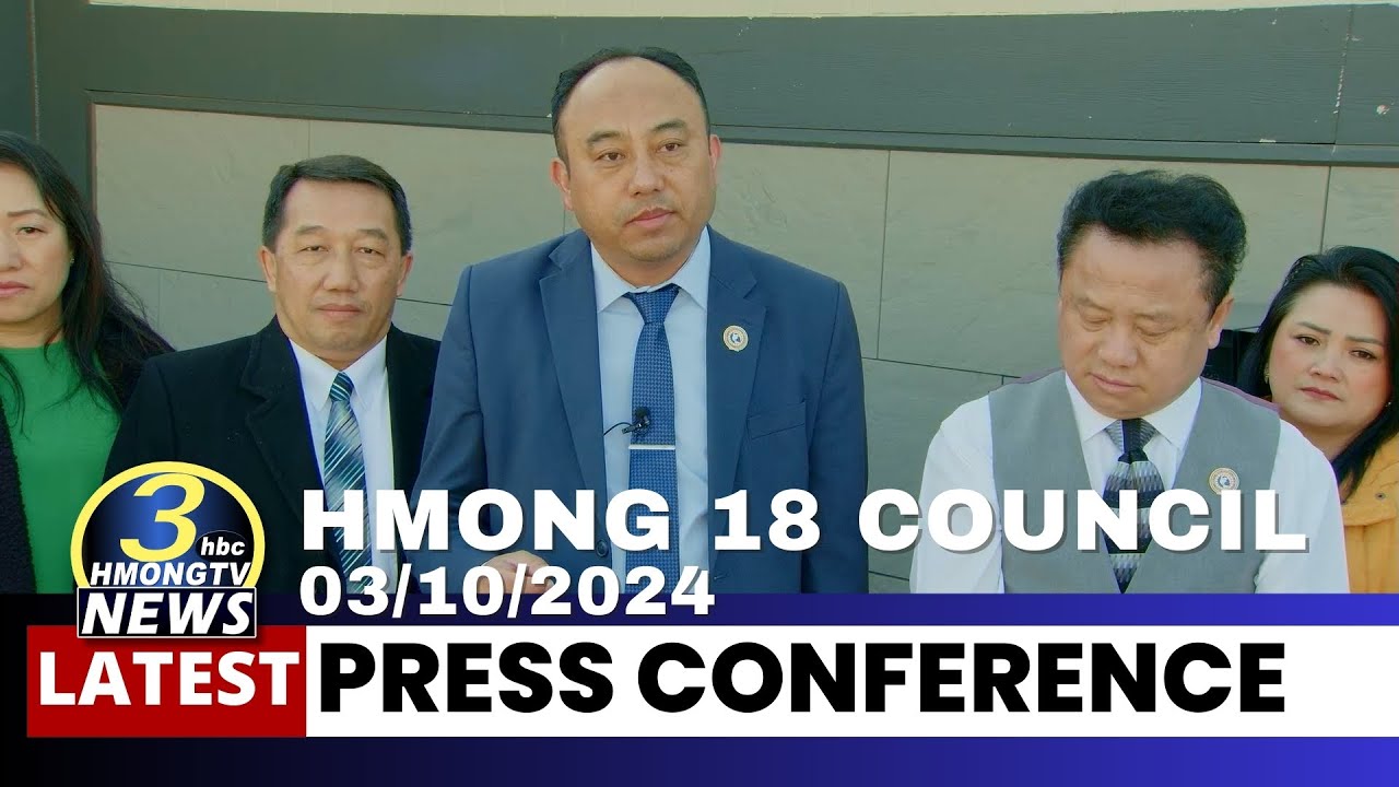 3HMONGTV News | Rebroadcast | 03/10/2024 | Hmong 18 Council Press Conference