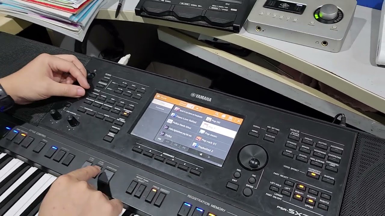 Sampler nâng cấp dua tshiab 2024 đàn Yamaha || Thoob Ham