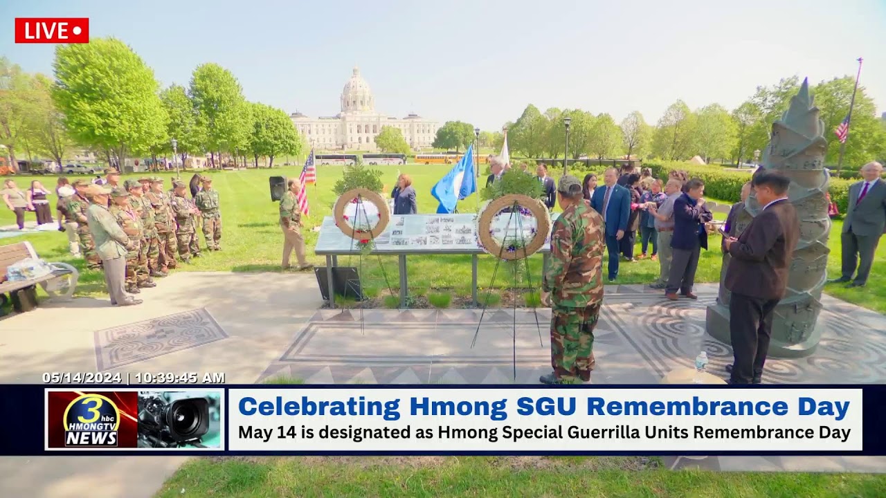 3HMONGTV News | Raw video – Celebrating Hmong Special Guerilla Units Remembrance Day (May 14, 2024).