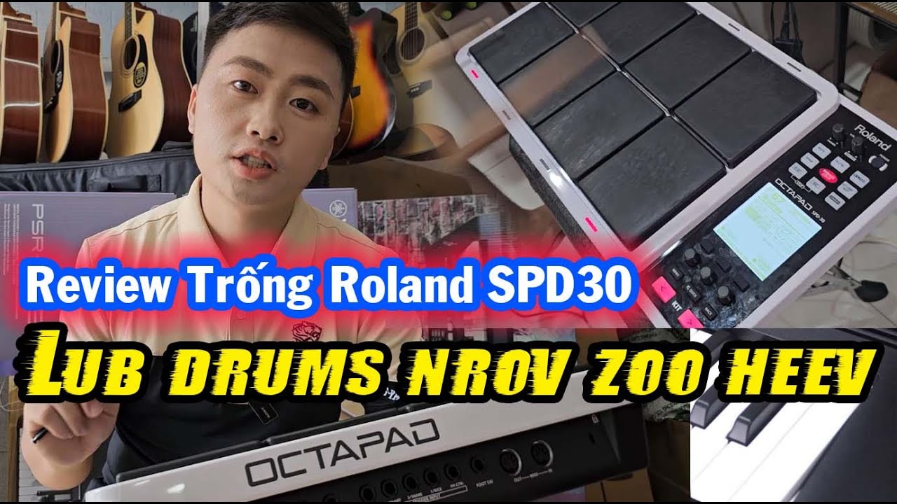 Review txog lub Drums nrov zoo heev || Roland SPD30 || Thoob Ham