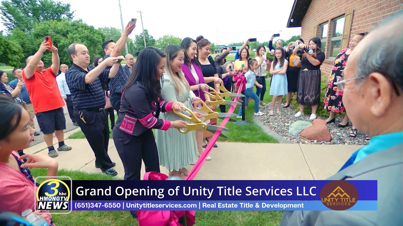 06/20/2024 – Grand Opening of Unity Title Services LLC in St.Paul. Call (651)347-6550 to learn more.