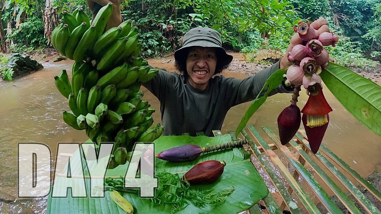 ใช้ชีวิต 7 วัน 7 คืน Ep.4  กินผักผลไม้ป่าเพื่อดำรงชีพ และการใช้ทรัพยากรจากป่า…!! [ โจโฉ ]