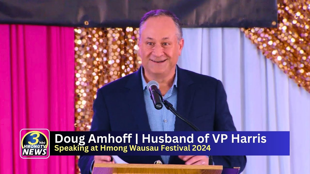 3HMONGTV NEWS | 07/27/2024 – Second Gentleman Doug Amhoff speaking at Hmong Wausau Festival (RAW).