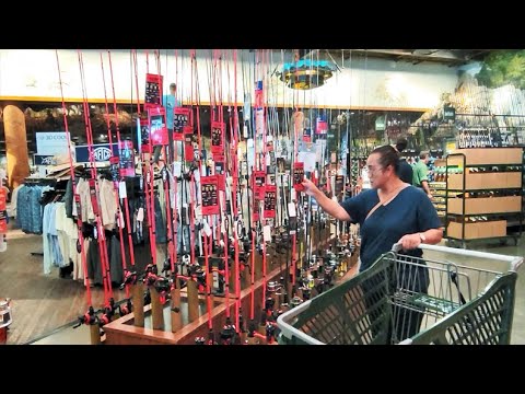 Shopping at Bass Pro Shops: Outdoor World