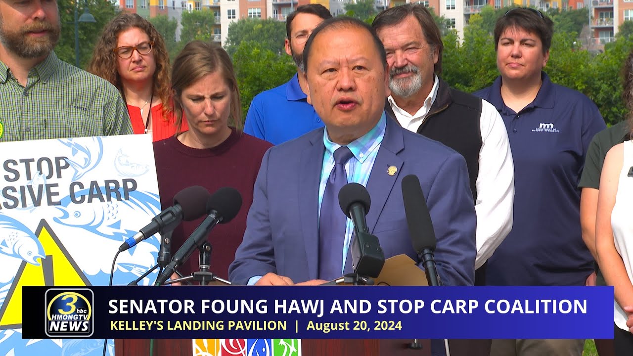 3HMONGTV NEWS | August 20, 2024 – DNR received $12M to install invasive carp deterrent.