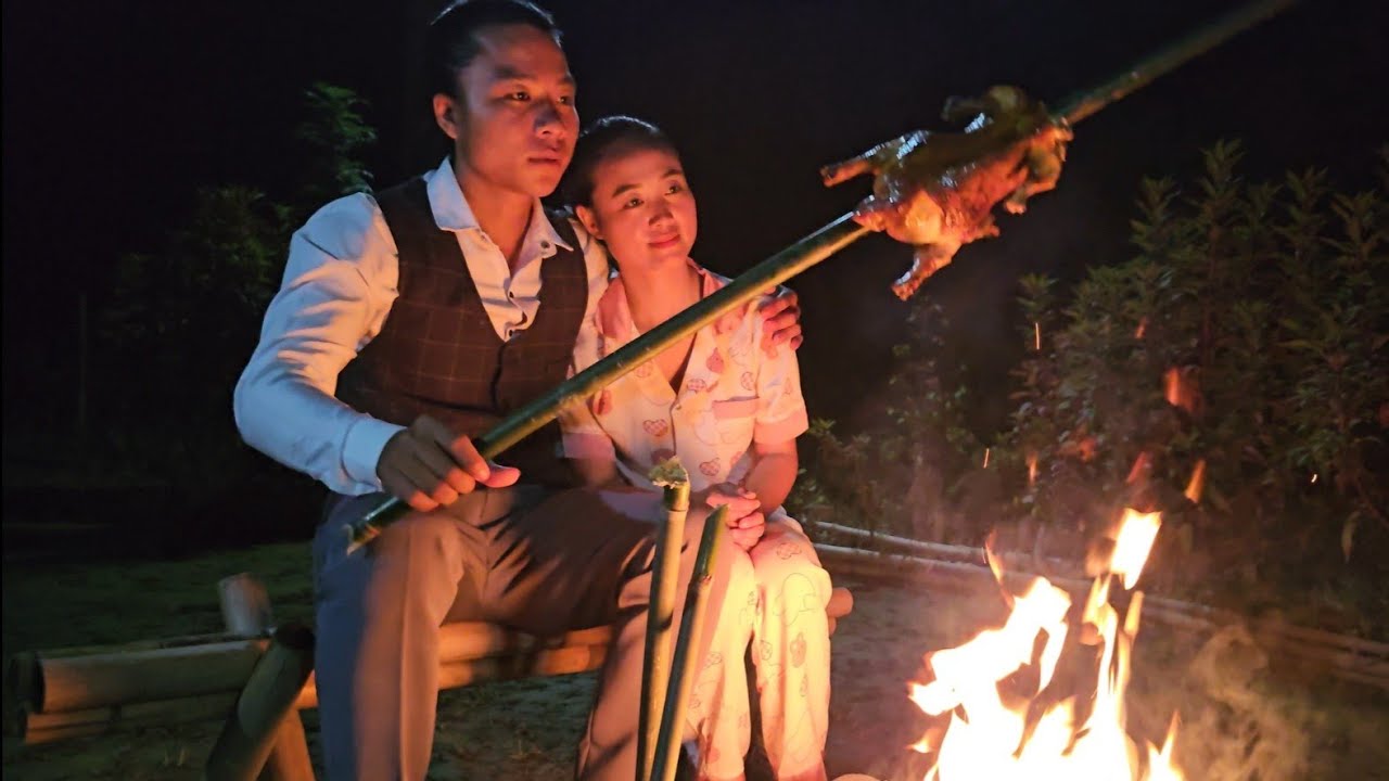 Kind Man Gives Books to Children Going to School and spends night in forest with single mother