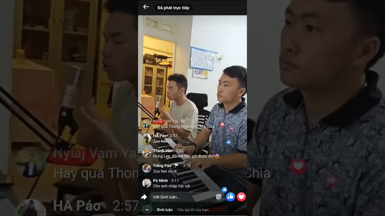 Livestream cực hay khi các anh em chơi đàn và hát
