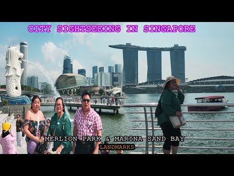 MARINA BY THE BAY in SINGAPORE: Merlin Park. Southeast Asia travel film 2024