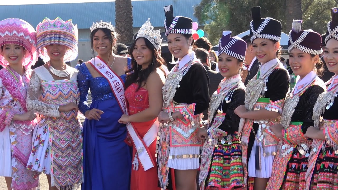 Sacramento Hmong New Year 2024 25 Peb Cov Ntxhais Hmoob Zoo Nkauj Heev