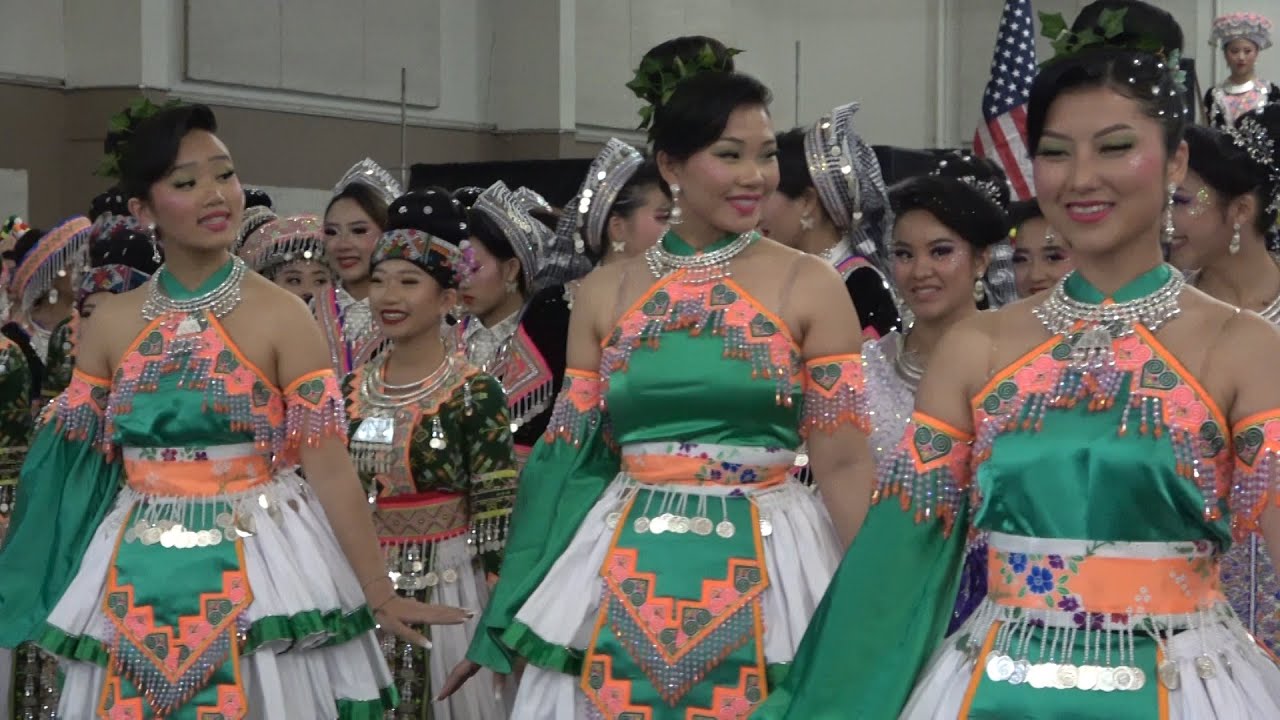 Stockton Hmong New Year 2024 25 All Dancers Dance together
