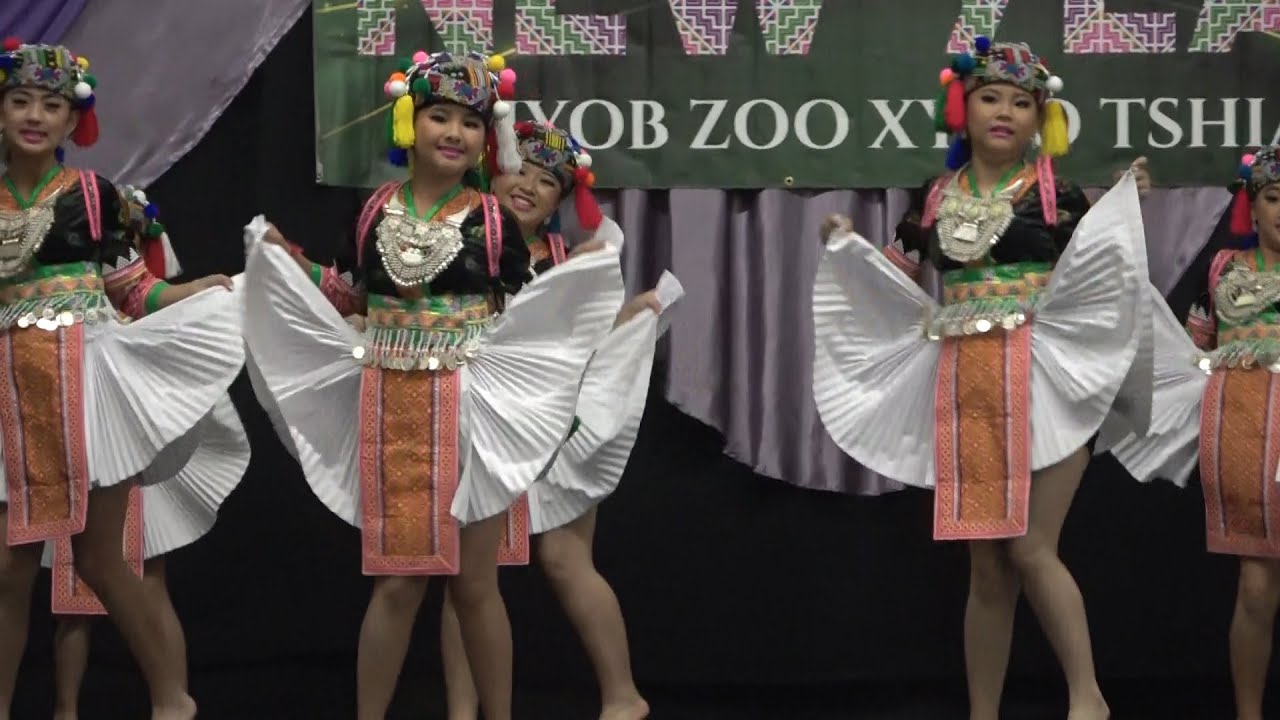 Stockton Hmong New Year 2024 25 Dance Competition junior group final round Nkauj SawmYeej