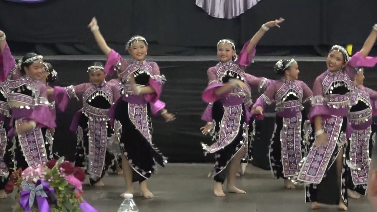 Stockton Hmong New Year 2024 25 Dance Competition junior group final round Nkauj Yub Nag