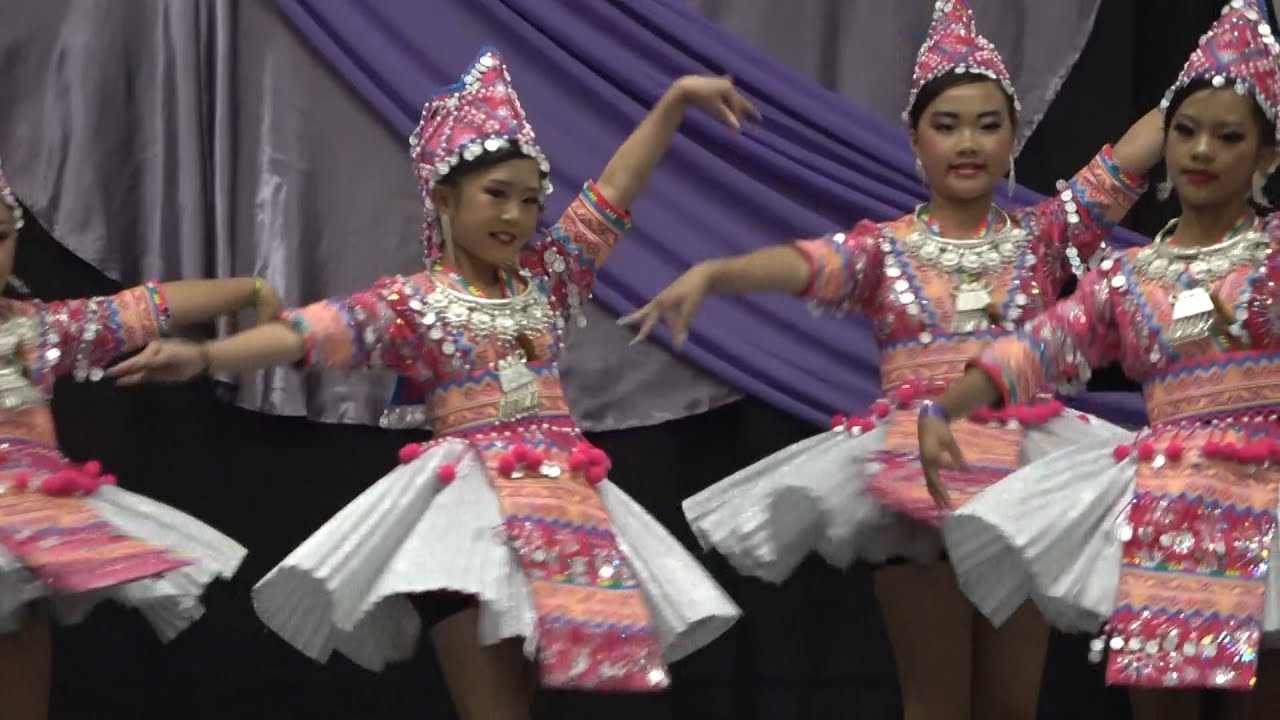 Stockton Hmong New Year 2024 25 Dance Competition junior group Txuj Ci Angle