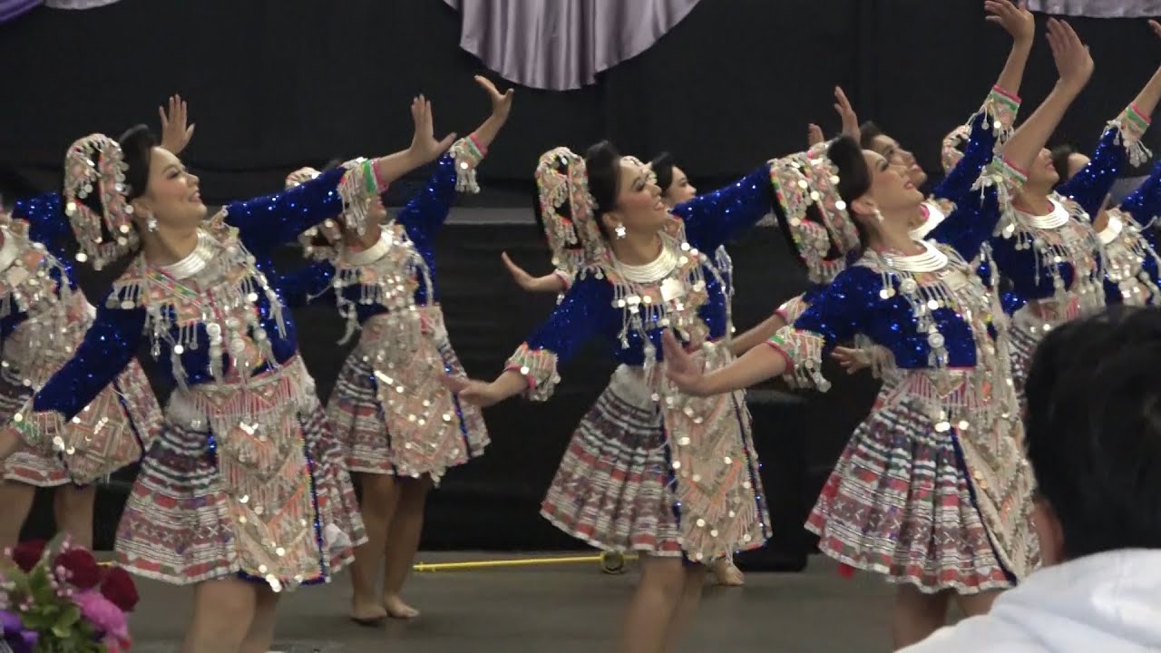 Stockton Hmong New Year 2024 25 Dance competition senior group final round Cim Keeb