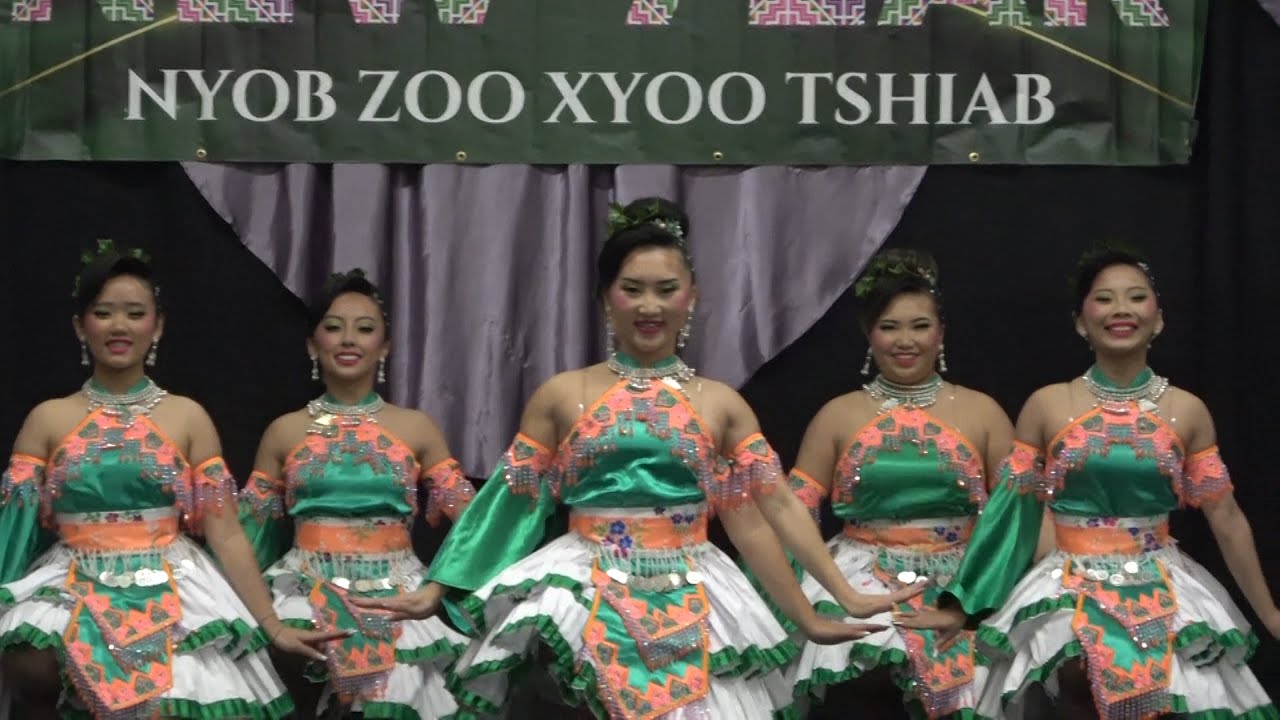 Stockton Hmong New Year 2024 25 Dance Competition senior group final round Ntxhais Deev Siab