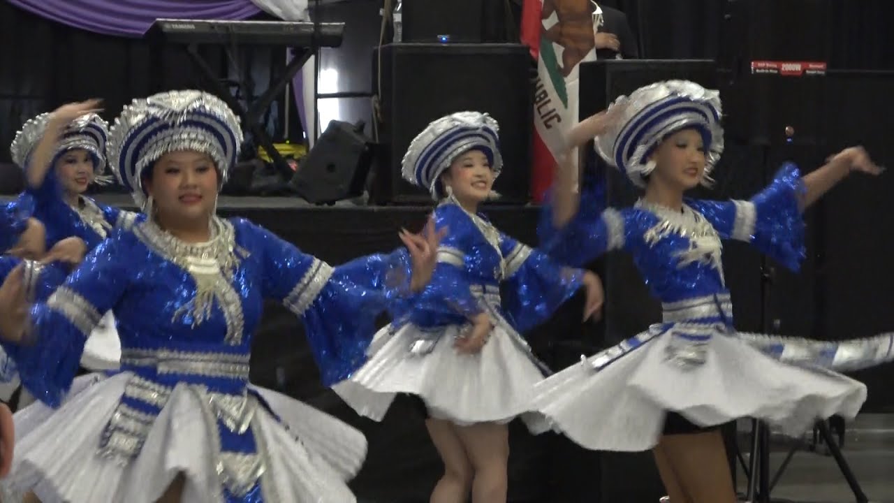 Stockton Hmong New Year 2024 25 Dance Competition senior group final round Ntxhais Hwm Keej