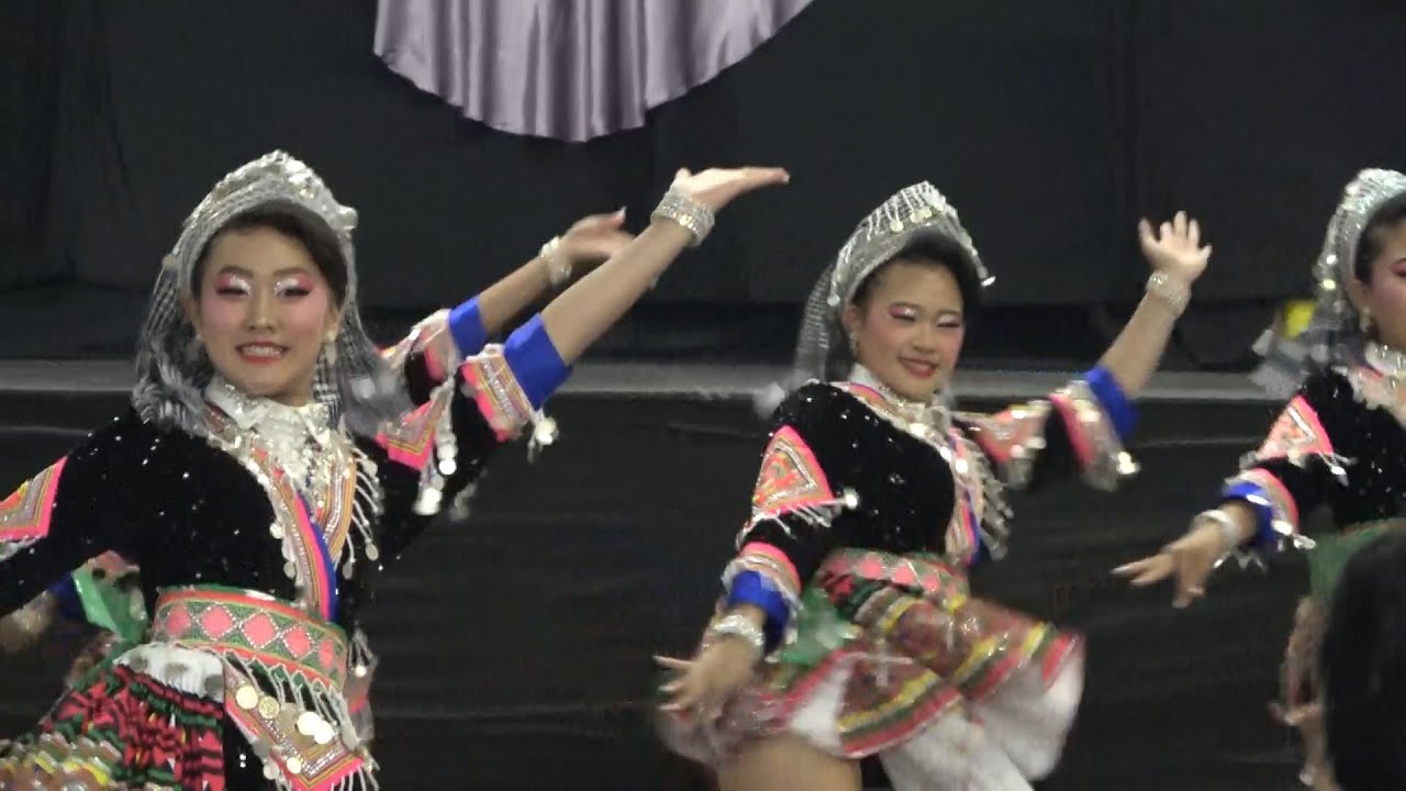 Stockton Hmong New Year 2024 25 Dance Competition senior group final round Ntxhais Kaj Siab