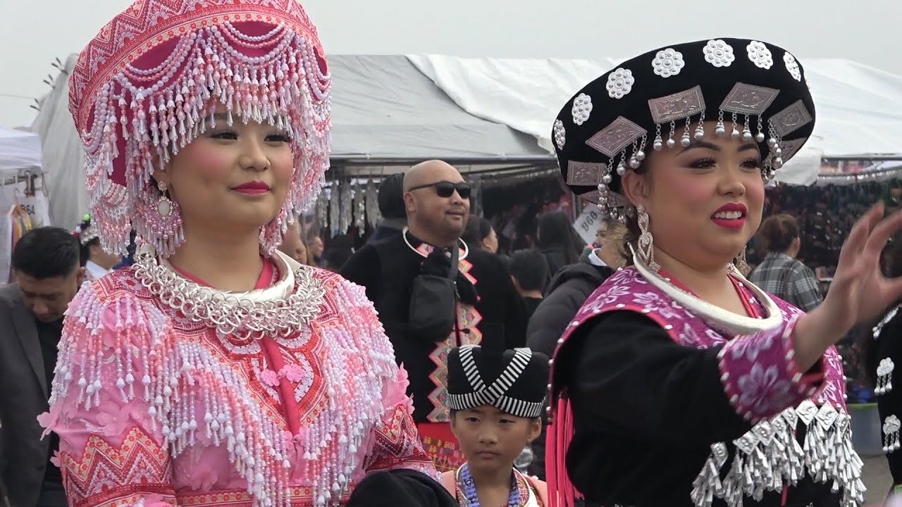 Fresno Hmong New Year 2024 25 Tub Ntxhais Pov pob