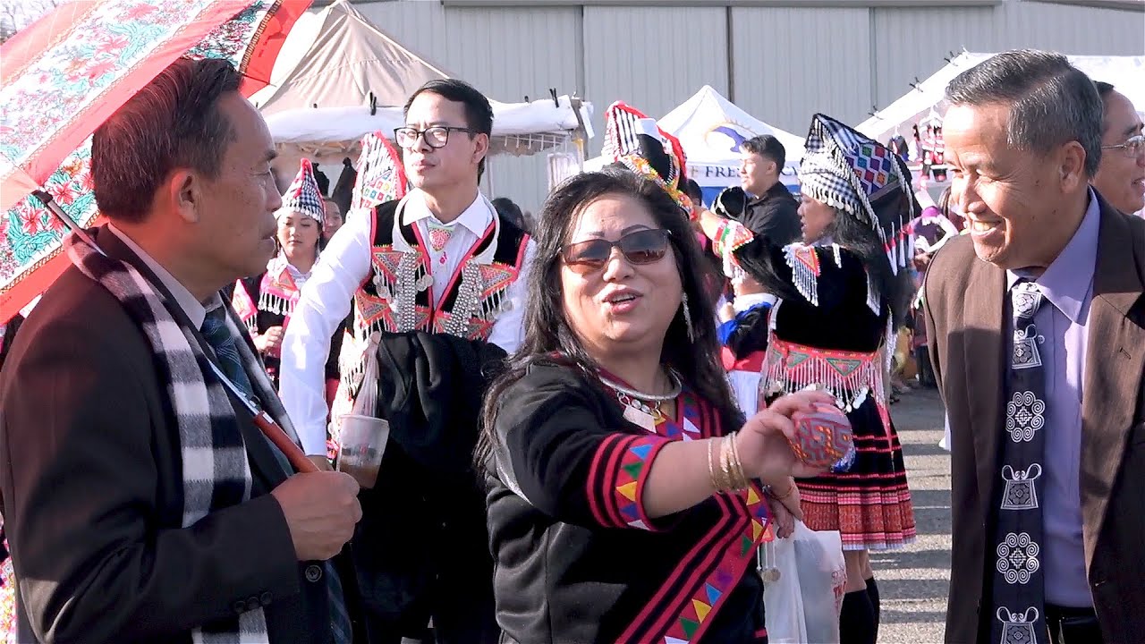 Fresno Hmong New Year 2024 25 Day 1#2  Nkauj Nrab Nraug Nrab
