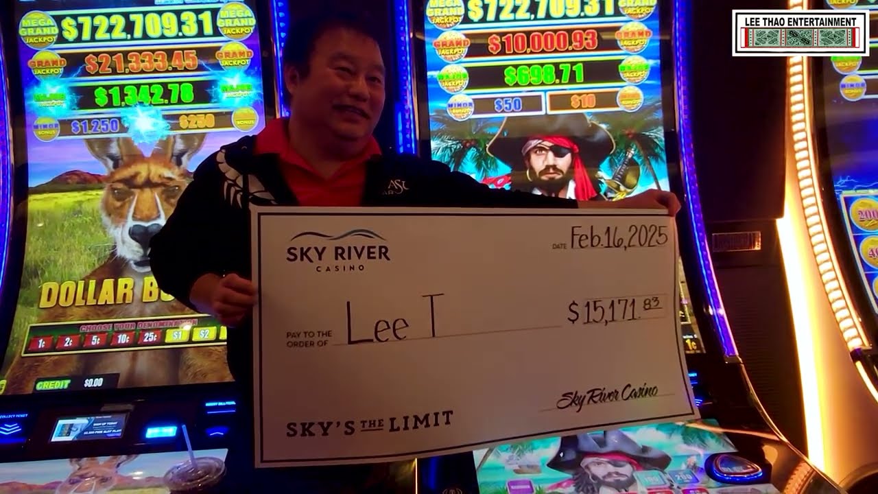 Grand Jackpot. $2.00 bet on a 2 cents denomination. Valentine come through.