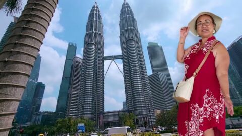 MUST SEE the iconic TWIN TOWER in Kuala Lumpur, Malaysia. Southeast Asia travel film 2024
