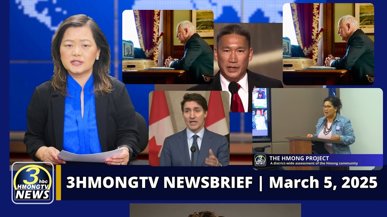 3HMONGTV Newsbrief | Mar 5, 2025- ICE ntsib Hmoob 18 Xeem – Hmong project at St. Paul Public School.