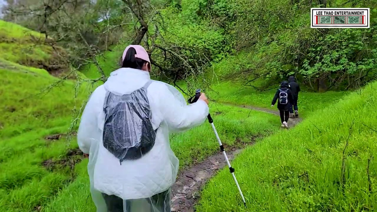 HIKING on a RAINNING DAY