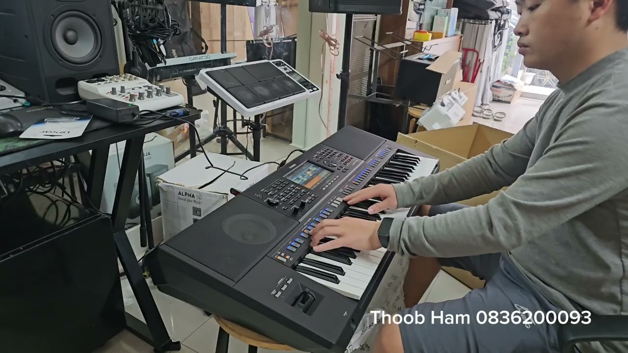 Yamaha Sx920 cài sampler và ship cho khách hàng