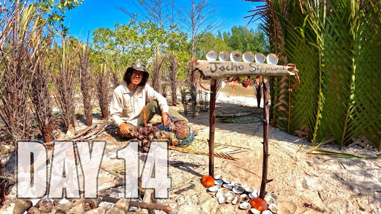 เอาชีวิตรอด DAY 14  สิ้นสุดการผจญภัยป่าชายหาด  มุ่งสู่ป่าพรุ ….!!   [ โจโฉ ]