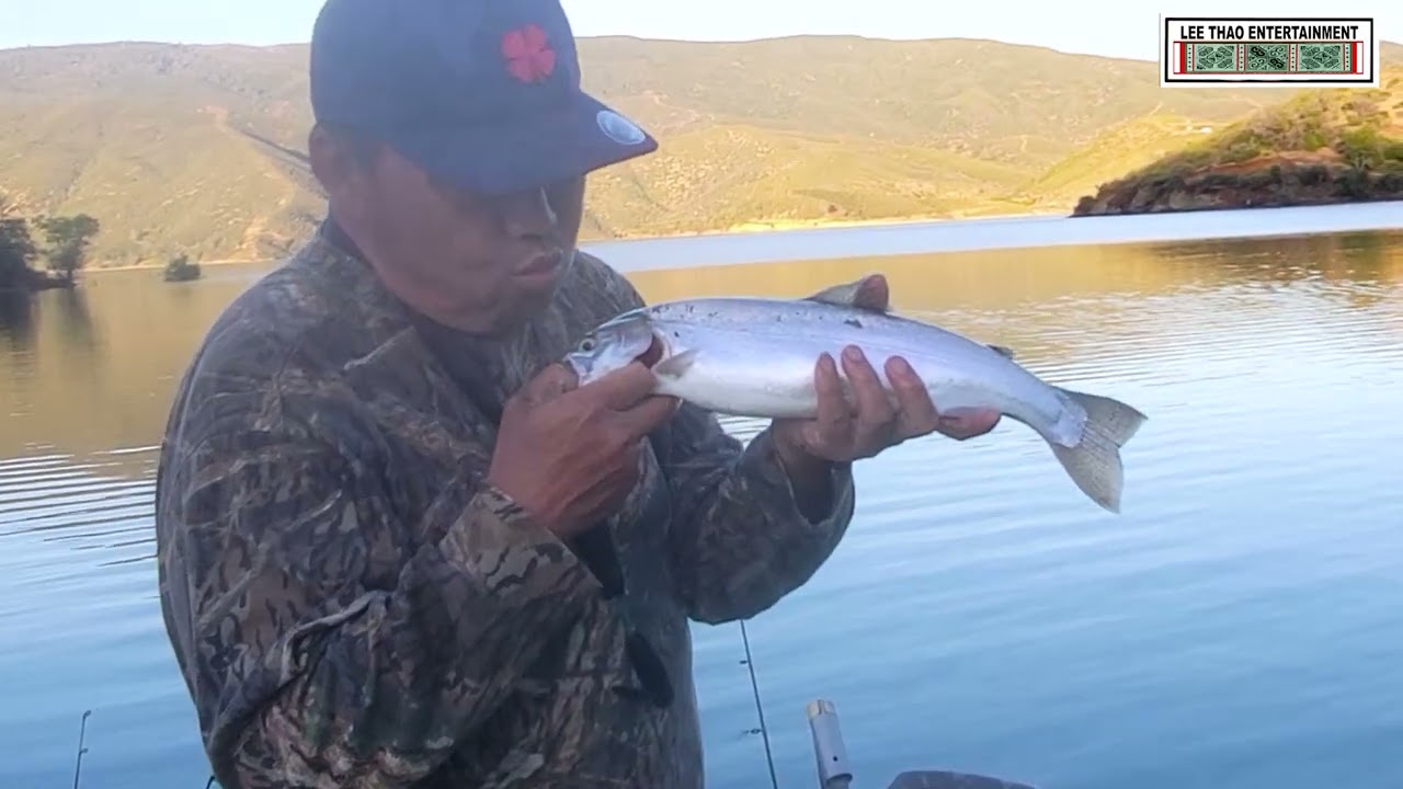 Fishing at Indian Valley Reservoir Dam