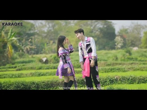 Xav Nrog Koj Ib Pliag – Seng Lee Ft. Jin Yang ( KARAOKE )